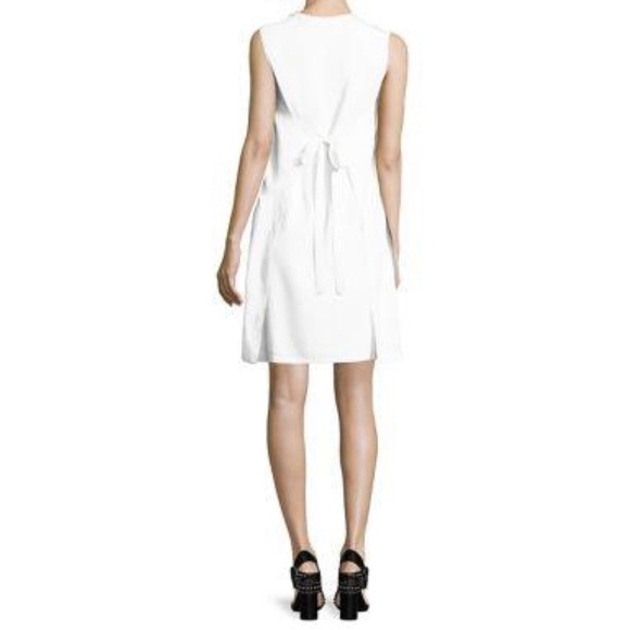 HELMUT LANG | WHITE APRON DRESS | SIZE 6 - Picture 3 of 9